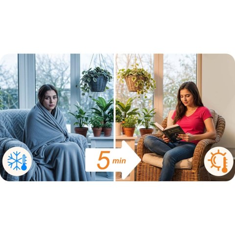 Grzejnik na podczerwień promiennik 600 W Berdsen BD-980 Grzejnik na podczerwień promiennik 600 W Berdsen BD-980