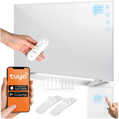 Grzejnik na podczerwień promiennik 600 W Berdsen BD-981 pilot WiFi aplikacja Grzejnik na podczerwień promiennik 600 W Berdsen BD-981 pilot WiFi aplikacja