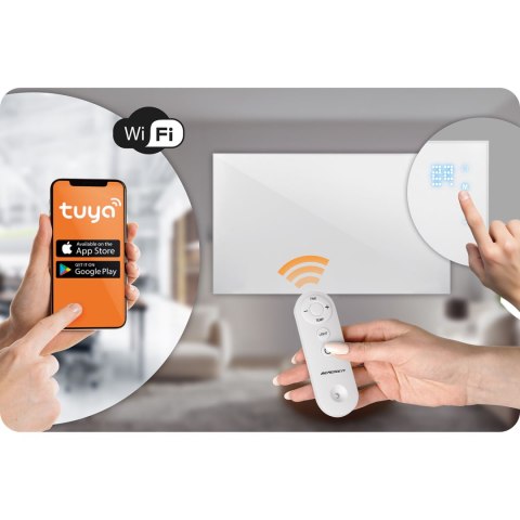 Grzejnik na podczerwień promiennik 720 W Berdsen BD-983 pilot WiFi aplikacja Grzejnik na podczerwień promiennik 720 W Berdsen BD-983 pilot WiFi aplikacja