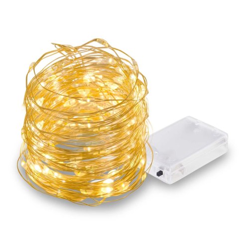 Lampki choinkowe druciki 100 LED 10 metrów Lampki choinkowe druciki 100 LED 10 metrów