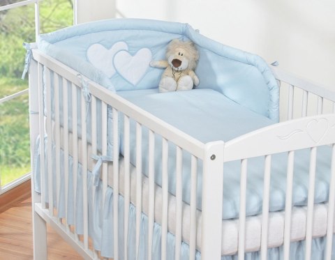 Pościel 3 częściowa Serduszka niebieskie Pościel 3 częściowa Serduszka niebieskie