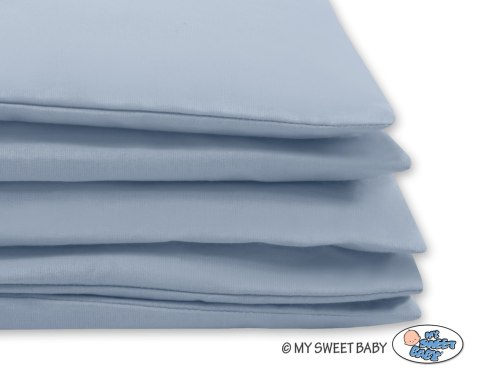 Pościel dla dzieci 2-częsci 135x100 cm- poszewki na poduszkę i na kołderkę - brudny niebieski