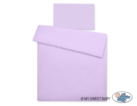 Pościel dla dzieci 2-częsci 135x100 cm- poszewki na poduszkę i na kołderkę - fioletowa