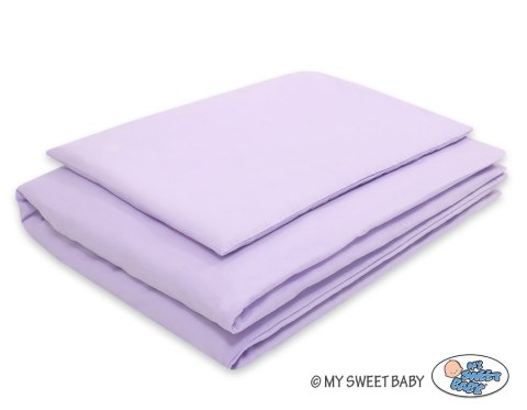 Pościel dla dzieci 2-częsci 135x100 cm- poszewki na poduszkę i na kołderkę - fioletowa
