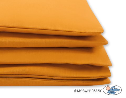 Pościel dla dzieci 2-częsci 135x100 cm- poszewki na poduszkę i na kołderkę - musztardowa