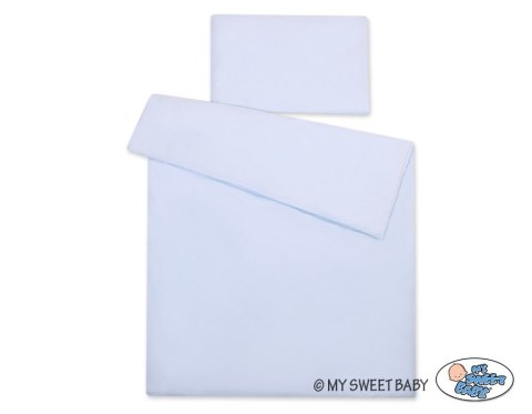Pościel dla dzieci 2-częsci 135x100 cm- poszewki na poduszkę i na kołderkę - niebieska