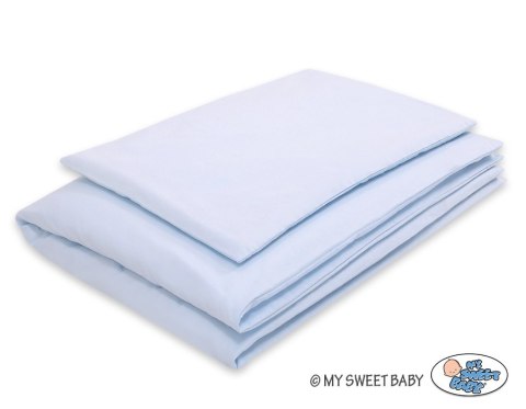 Pościel dla dzieci 2-częsci 135x100 cm- poszewki na poduszkę i na kołderkę - niebieska