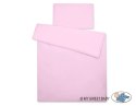 Pościel dla dzieci 2-częsci 135x100 cm- poszewki na poduszkę i na kołderkę - różowa