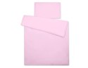 Pościel dla dzieci 2-częsci 135x100 cm- poszewki na poduszkę i na kołderkę - różowa