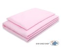 Pościel dla dzieci 2-częsci 135x100 cm- poszewki na poduszkę i na kołderkę - różowa