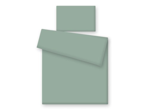 Pościel dla dzieci 2-częsci 135x100 cm- poszewki na poduszkę i na kołderkę - szałwia