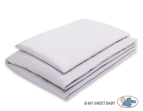 Pościel dla dzieci 2-częsci 135x100 cm- poszewki na poduszkę i na kołderkę - szara