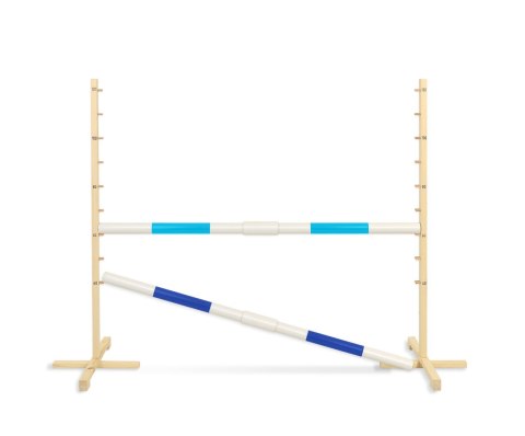 Przeszkoda skokowa do Hobby Horse 160cm, h-120 cm, dwie belki - jasny niebieski i ciemny niebieski Przeszkoda skokowa do Hobby Horse 160cm, h-120 cm, dwie belki - jasny niebieski i ciemny niebieski