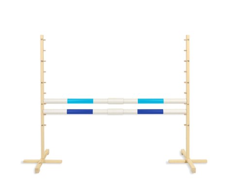 Przeszkoda skokowa do Hobby Horse 160cm, h-120 cm, dwie belki - jasny niebieski i ciemny niebieski Przeszkoda skokowa do Hobby Horse 160cm, h-120 cm, dwie belki - jasny niebieski i ciemny niebieski