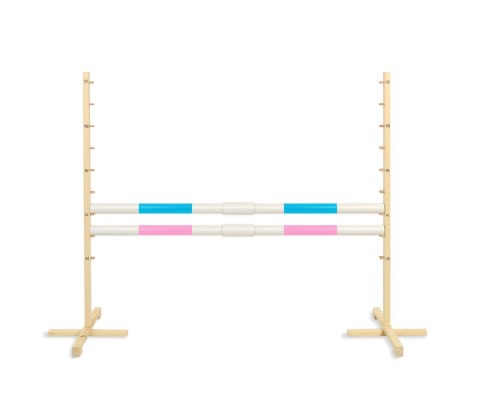 Przeszkoda skokowa do Hobby Horse 160cm, h-120 cm, dwie belki - jasny niebieski i jasny róż Przeszkoda skokowa do Hobby Horse 160cm, h-120 cm, dwie belki - jasny niebieski i jasny róż
