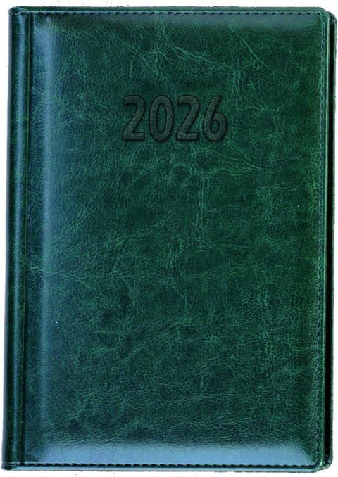 Terminarz A5 dzienny, okładka skóropodobna - tłoczone szycie LUX K7 BESKIDY