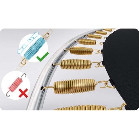 Trampolina ogrodowa 10ft/312cm z siatką zewnętrzną i drabinką Neo-Sport