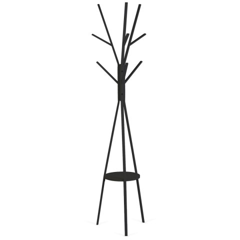 Wieszak na ubrania metalowy z półką stojący Massido MS-869 Wieszak na ubrania metalowy z półką stojący Massido MS-869