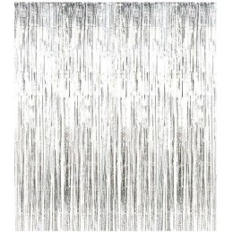 Kurtyna Srebrna metalizowana, 100 x 200,cm