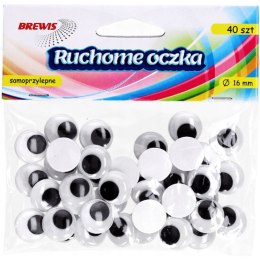 Oczy z ruchomą źrenicą 16mm RO10