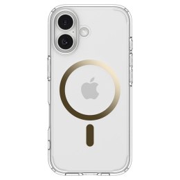 Spigen Ultra Hybrid Mag MagSafe - Etui do iPhone 17 (Clear/Gold)
