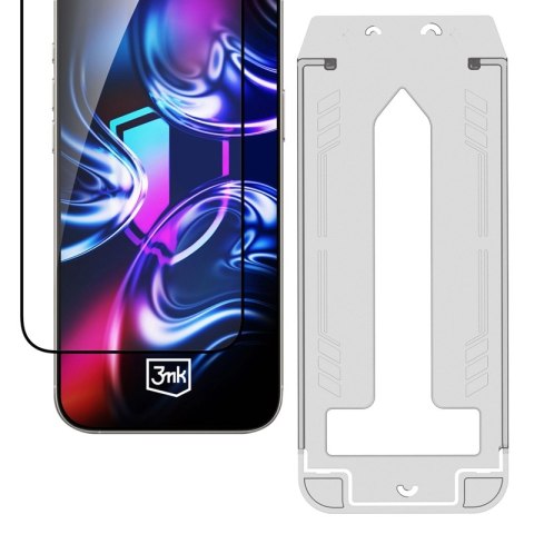 3mk HardGlass Max - Szkło hartowane z aplikatorem do iPhone Air (Czarny) 3mk HardGlass Max - Szkło hartowane z aplikatorem do iPhone Air (Czarny)