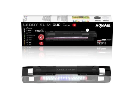 AQUAEL Leddy SlimDuo 16W Sunny Plant&Night Czarne AQUAEL Leddy SlimDuo 16W Sunny Plant&Night Czarne