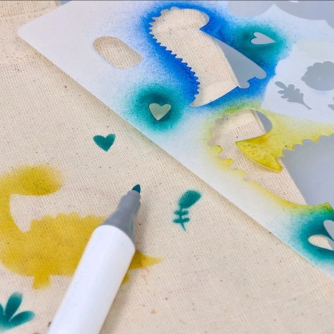 Airbrush Textile - kreatywny zestaw do tkanin Airbrush Textile - kreatywny zestaw do tkanin