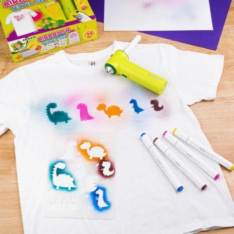 Airbrush Textile - kreatywny zestaw do tkanin Airbrush Textile - kreatywny zestaw do tkanin