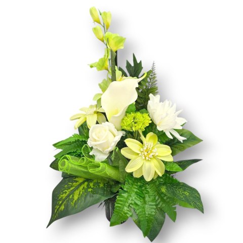 BUKIET WKŁAD DO WAZONU KWIATY NA CMENTARZ GRÓB POMNIK BUKIET WKŁAD DO WAZONU KWIATY NA CMENTARZ GRÓB POMNIK