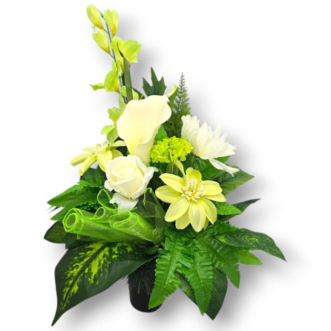 BUKIET WKŁAD DO WAZONU KWIATY NA CMENTARZ GRÓB POMNIK BUKIET WKŁAD DO WAZONU KWIATY NA CMENTARZ GRÓB POMNIK