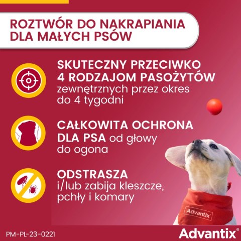 Bayer Advantix Krople Na Kleszcze I Pchły 1ml Bayer Advantix Krople Na Kleszcze I Pchły 1ml