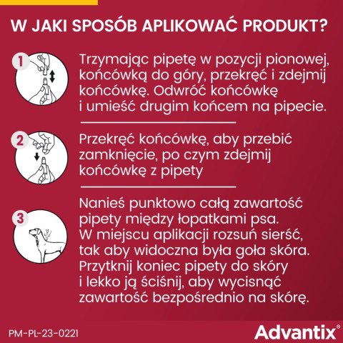 Bayer Advantix Krople Na Kleszcze I Pchły 1ml Bayer Advantix Krople Na Kleszcze I Pchły 1ml