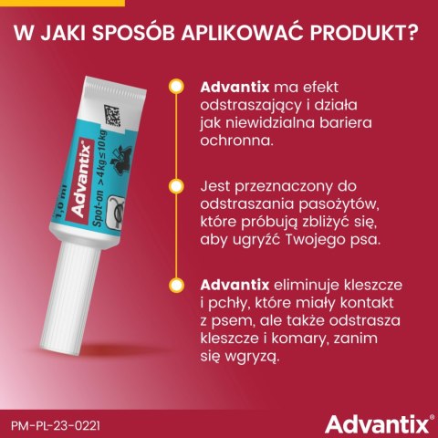 Bayer Advantix Krople Na Kleszcze I Pchły 1ml Bayer Advantix Krople Na Kleszcze I Pchły 1ml