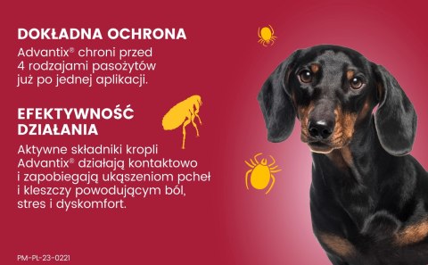 Bayer Advantix Krople Na Kleszcze I Pchły 1ml Bayer Advantix Krople Na Kleszcze I Pchły 1ml