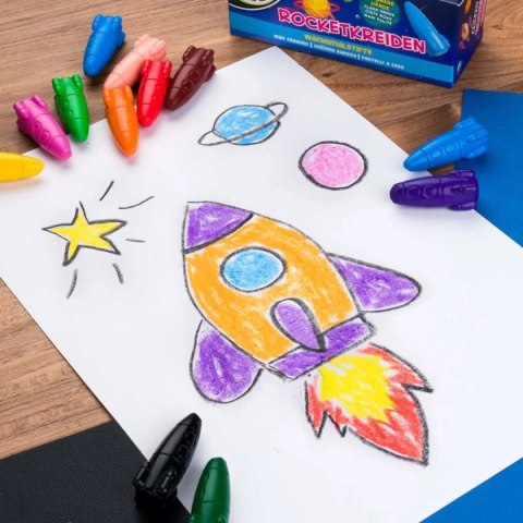 Kredki świecowe Jolly - Rakiety Kredki świecowe Jolly - Rakiety