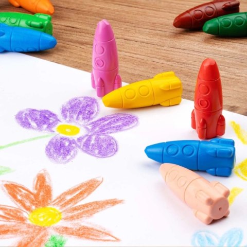 Kredki świecowe Jolly - Rakiety Kredki świecowe Jolly - Rakiety