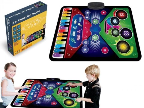 Mata muzyczna 2w1 Pianino + instrumenty Mata muzyczna 2w1 Pianino + instrumenty