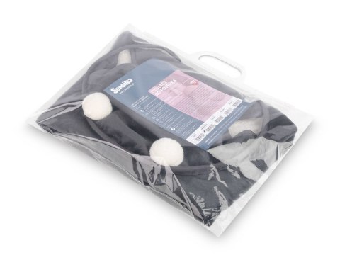 OTULACZ DO FOTELIKA PLUSZ BARANEK 75X75 GRAFITOWY