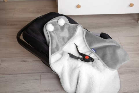 OTULACZ DO FOTELIKA PLUSZ BARANEK 75X75 SZARY OTULACZ DO FOTELIKA PLUSZ BARANEK 75X75 SZARY