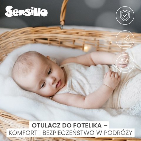 OTULACZ DO FOTELIKA PLUSZ BARANEK 75X75 SZARY OTULACZ DO FOTELIKA PLUSZ BARANEK 75X75 SZARY