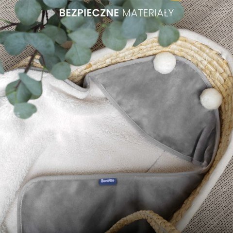 OTULACZ DO FOTELIKA PLUSZ BARANEK 75X75 SZARY OTULACZ DO FOTELIKA PLUSZ BARANEK 75X75 SZARY