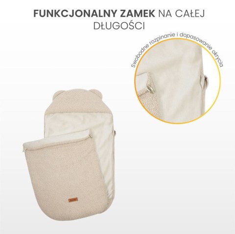 ŚPIWOREK 3w1 BARANEK CIEMNY BEŻ ŚPIWOREK 3w1 BARANEK CIEMNY BEŻ