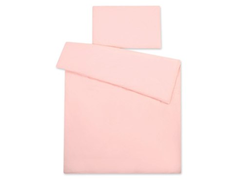 Bawełniana pościel dla dzieci 2-częściowa poszewki na poduszkę 60x40 na kołderkę 120x90 -pudrowy róż Bawełniana pościel dla dzieci 2-częściowa poszewki na poduszkę 60x40 na kołderkę 120x90 -pudrowy róż