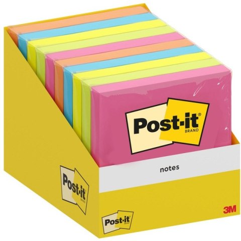Bloczek samoprzylepny POST-IT 76x76mm mix kolorów (10x100kart.) 7100317840 3M Bloczek samoprzylepny POST-IT 76x76mm mix kolorów (10x100kart.) 7100317840 3M