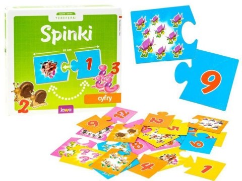 Jawa Gra edukacyjna SPINKI - CYFRY układanka GR0309 Jawa Gra edukacyjna SPINKI - CYFRY układanka GR0309