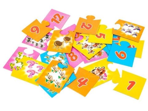 Jawa Gra edukacyjna SPINKI - CYFRY układanka GR0309 Jawa Gra edukacyjna SPINKI - CYFRY układanka GR0309