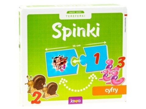 Jawa Gra edukacyjna SPINKI - CYFRY układanka GR0309 Jawa Gra edukacyjna SPINKI - CYFRY układanka GR0309