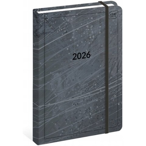 Kalendarz książkowy 2026 A5 192 Mat+UV Stone INTERDRUK Kalendarz książkowy 2026 A5 192 Mat+UV Stone INTERDRUK