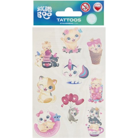 Naklejki tatuaże KOTKI 100x190 S-BOO 559310 Naklejki tatuaże KOTKI 100x190 S-BOO 559310